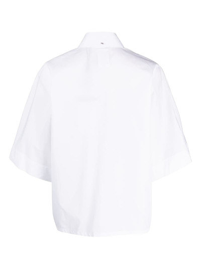 Sportmax poplin short-sleeved shirt outlook