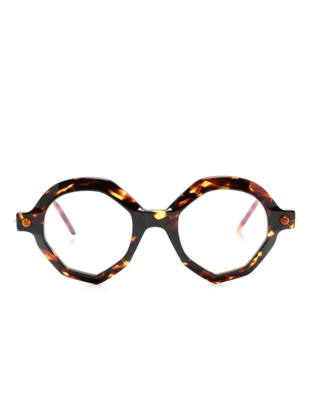 P18 geometric-frame glasses - 1