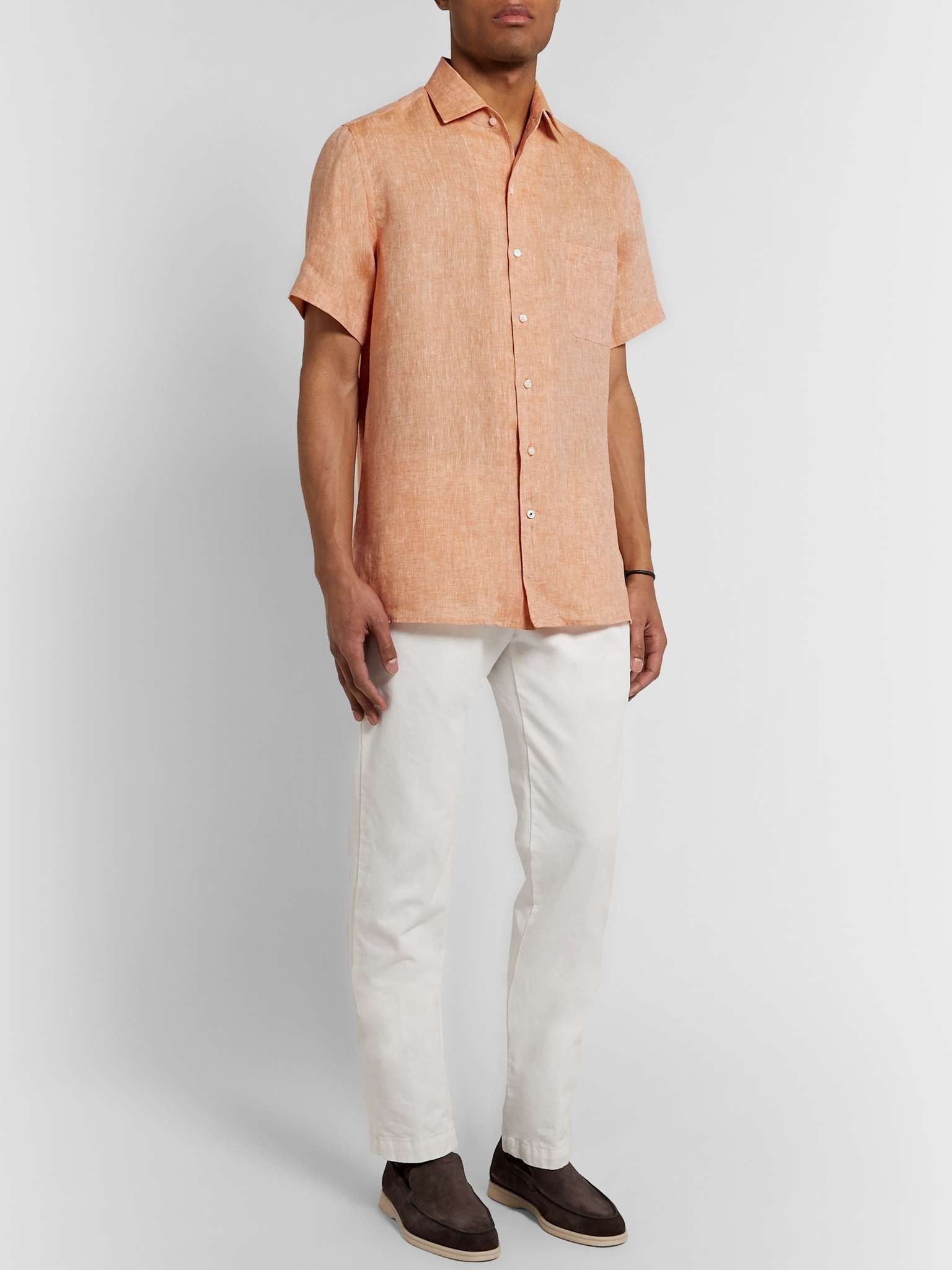 Mélange Slub Linen Shirt - 2