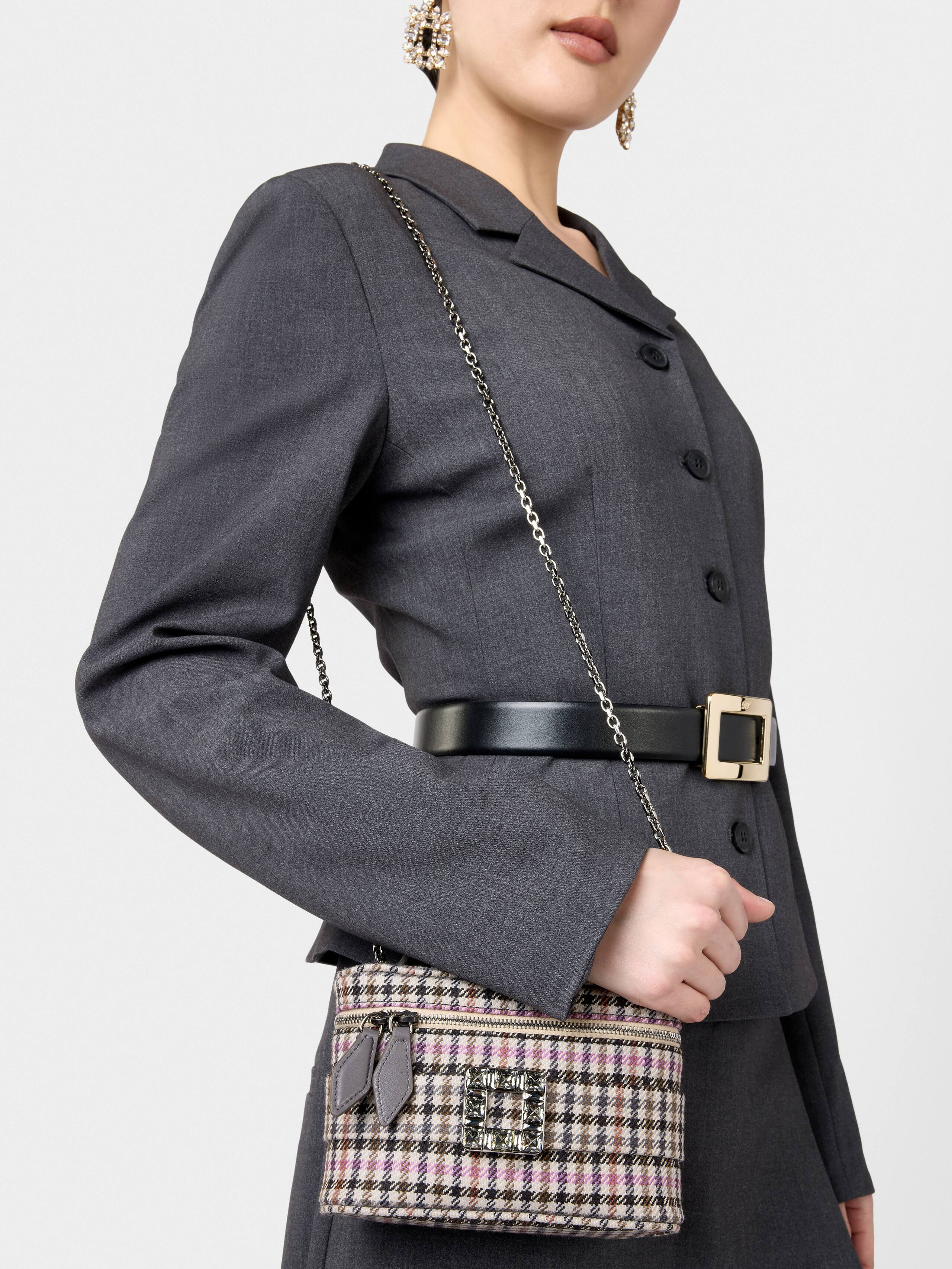 Vanity Très Vivier Micro Bag in fabric - 9