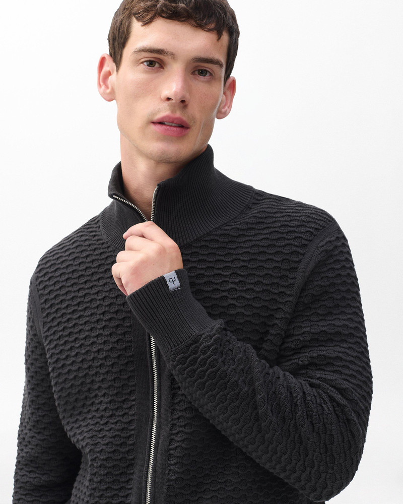 Andrew Cotton Full-Zip Sweater 4