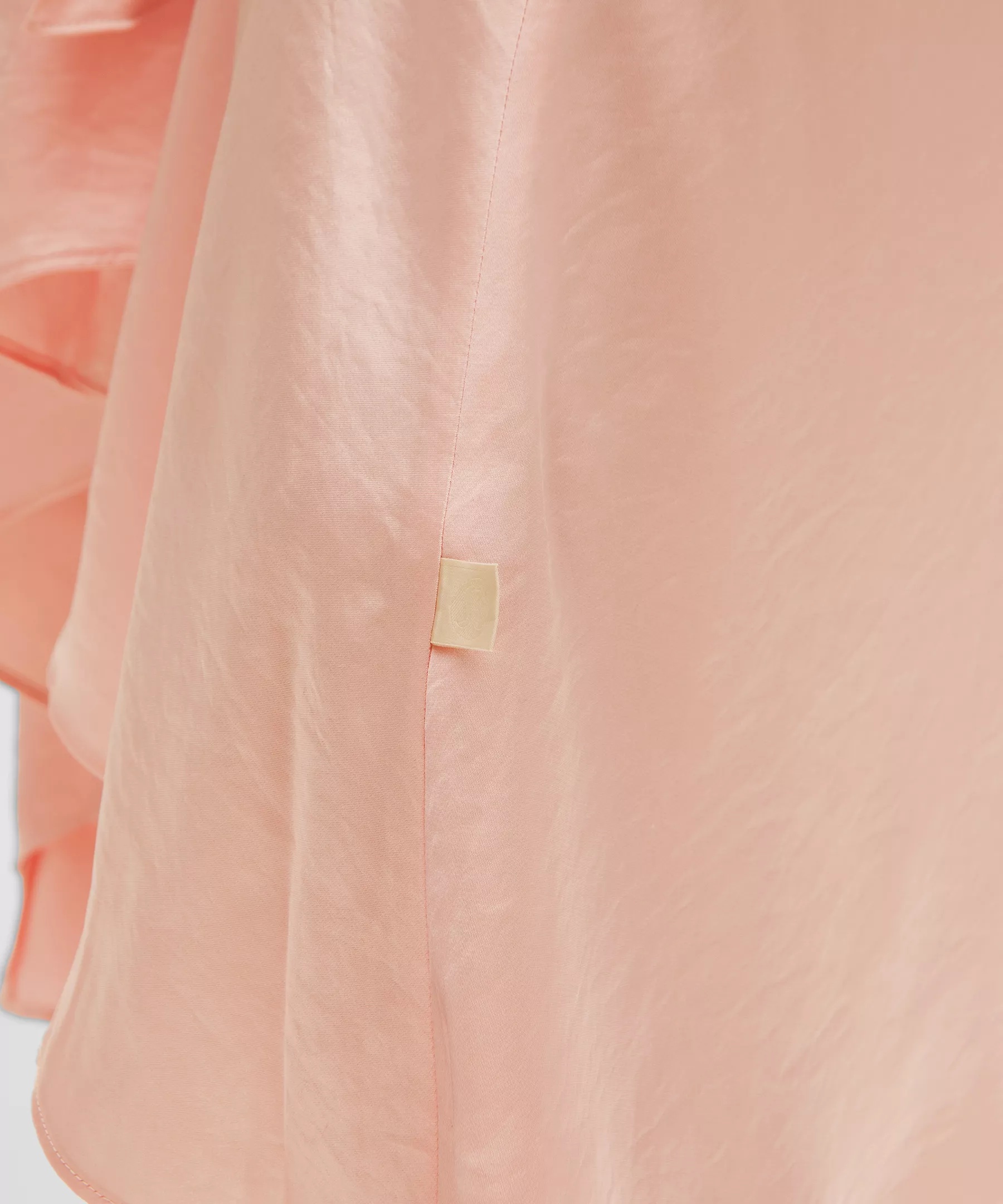 Midi-Length Satin Wrap Skirt - 5