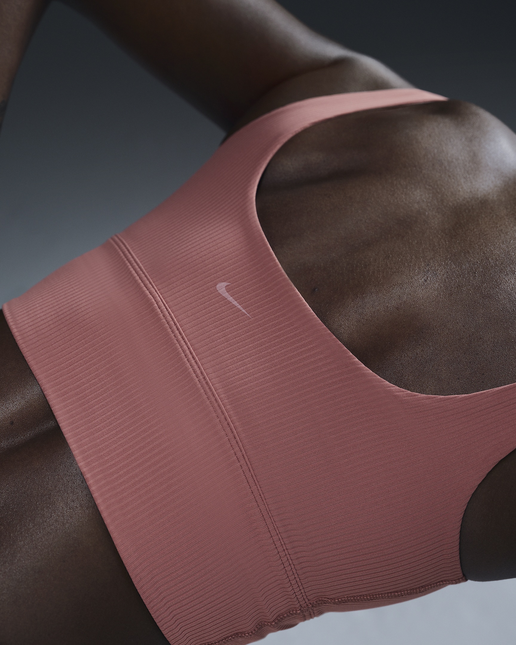 Nike Zenvy Rib Women's Light-Support Padded Longline Sports Bra - 3