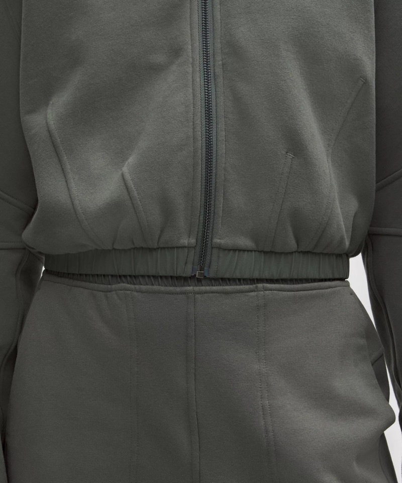 Loungeful Relaxed-Fit Full-Zip Cropped Hoodie 7