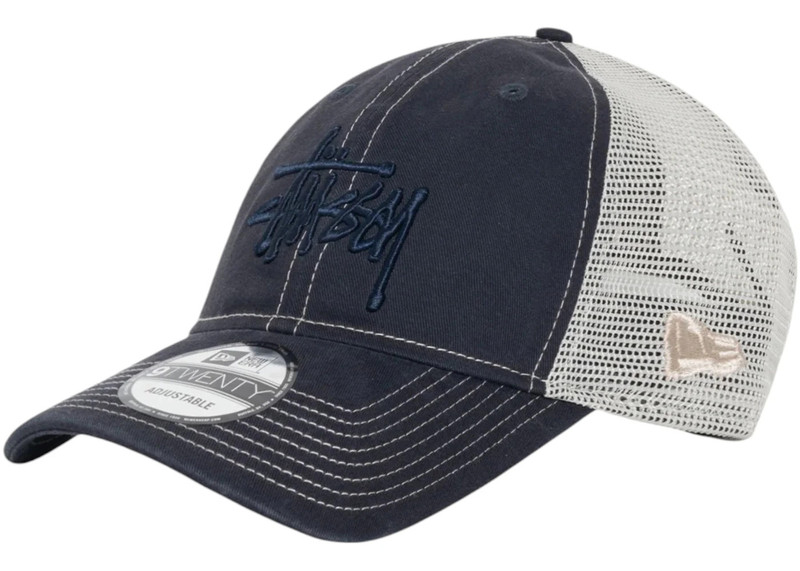 Stüssy Stussy New Era 9Twenty Tonal Basic Trucker Deep Navy outlook