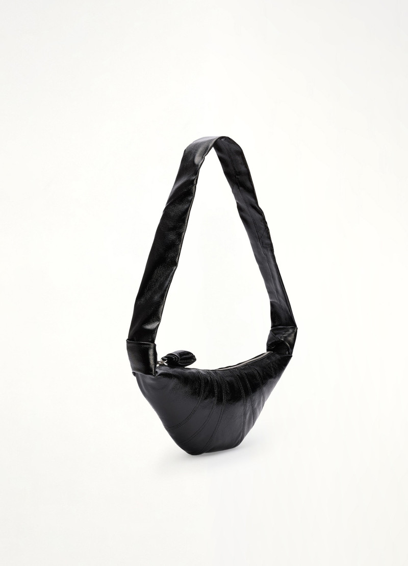 Lemaire Small Croissant Bag in Black outlook