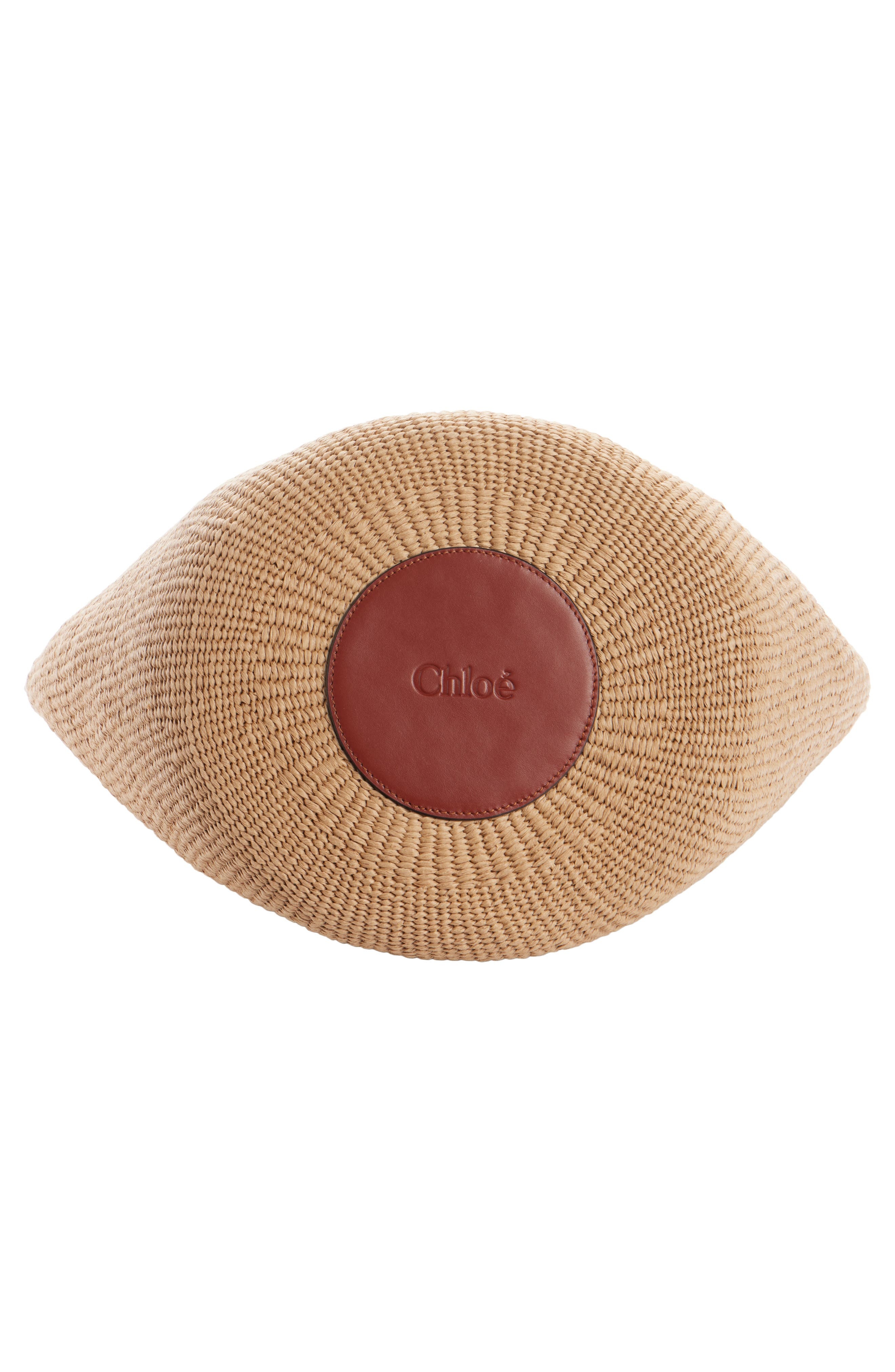 Chloé Large Horse Medal Basket Bag in 27S Sepia Brown at Nordstrom - 5