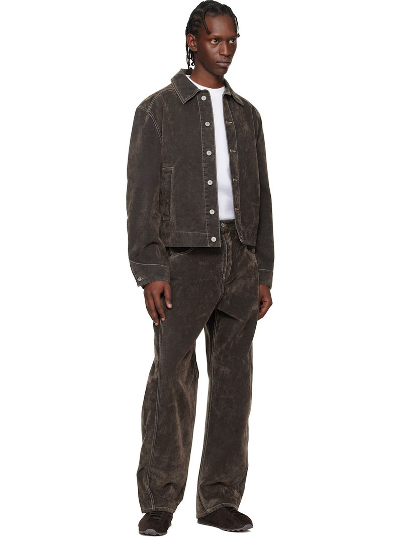 JACQUEMUS Khaki 'The Mirada de-Nîmes' Denim Jacket outlook