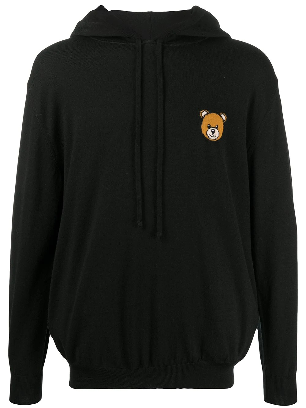 teddy bear knitted hoodie - 1