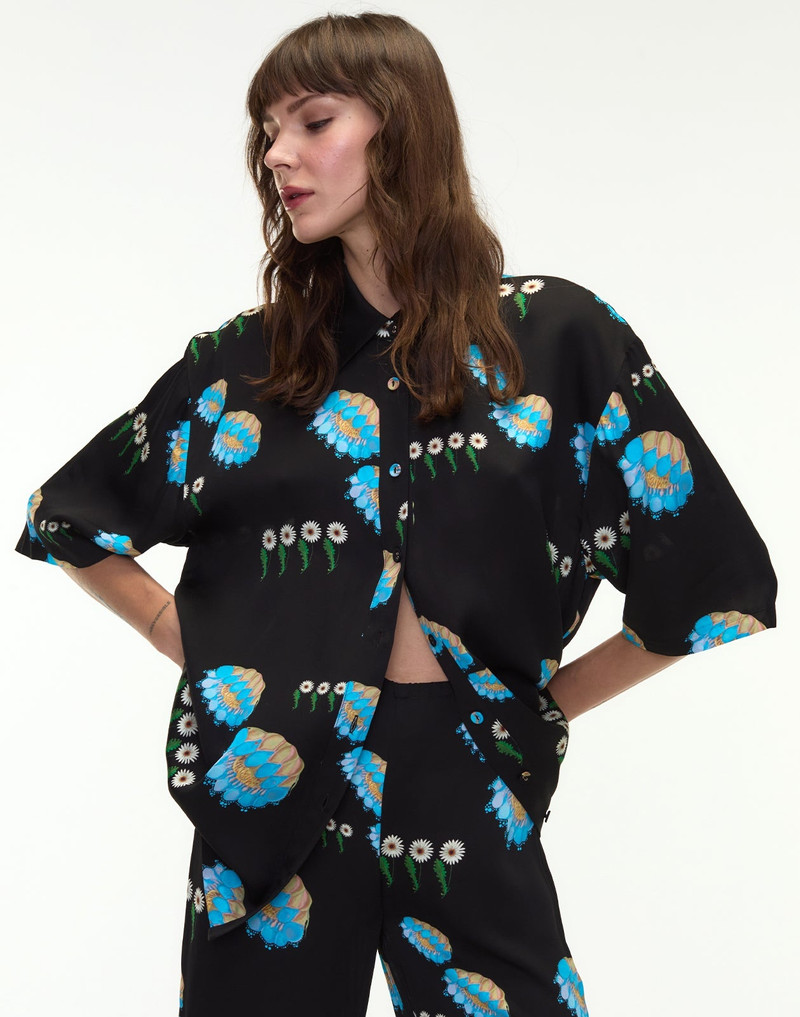 CYNTHIA ROWLEY Blake Camp Shirt outlook