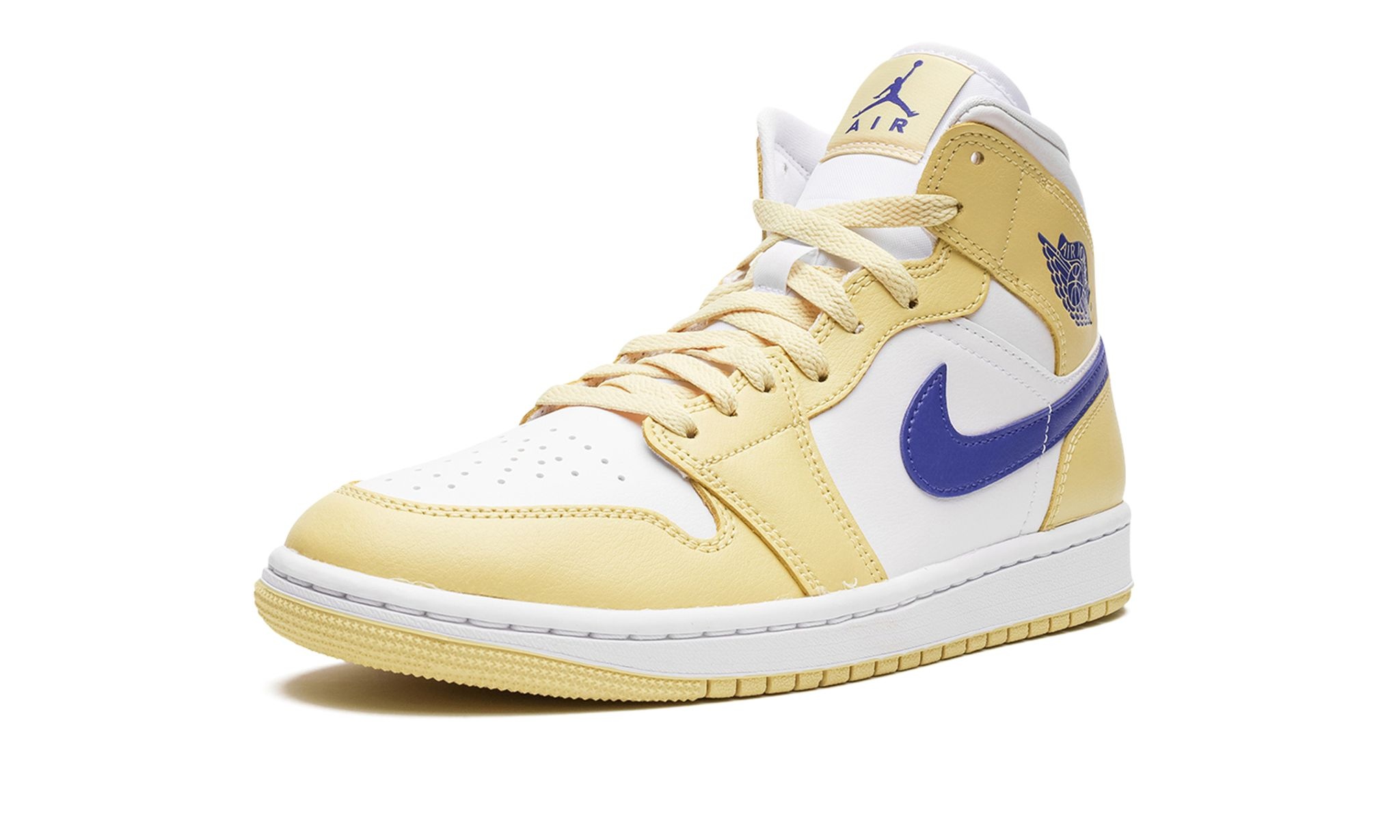 Wmns Air Jordan 1 Mid "Lemon Wash" - 4