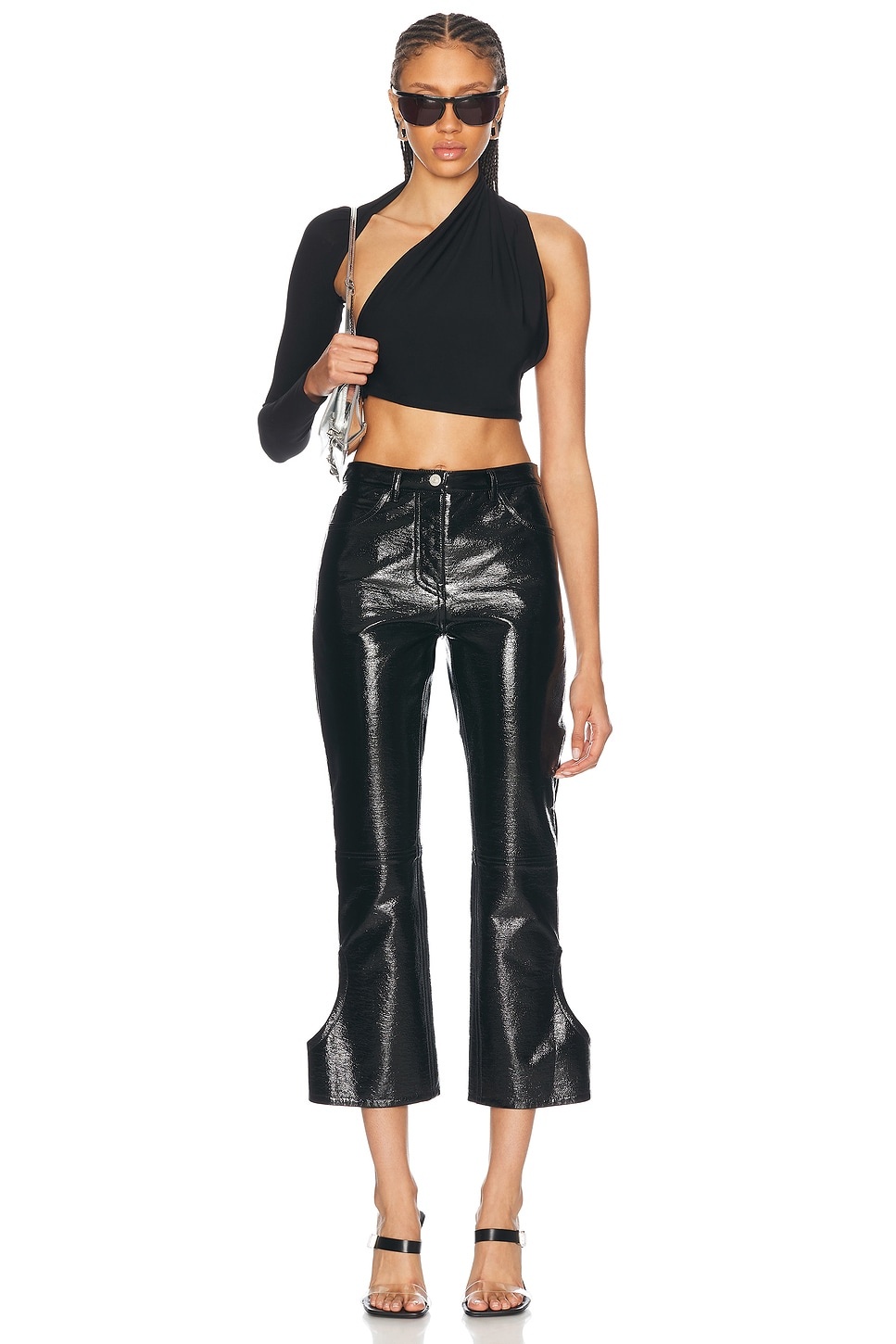 Reversed Vinyl Pant - 5
