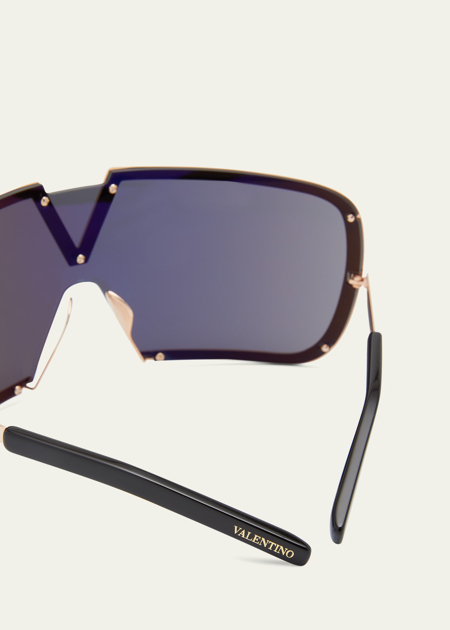 V-Romask Shield Titanium & Acetate Sunglasses - 5