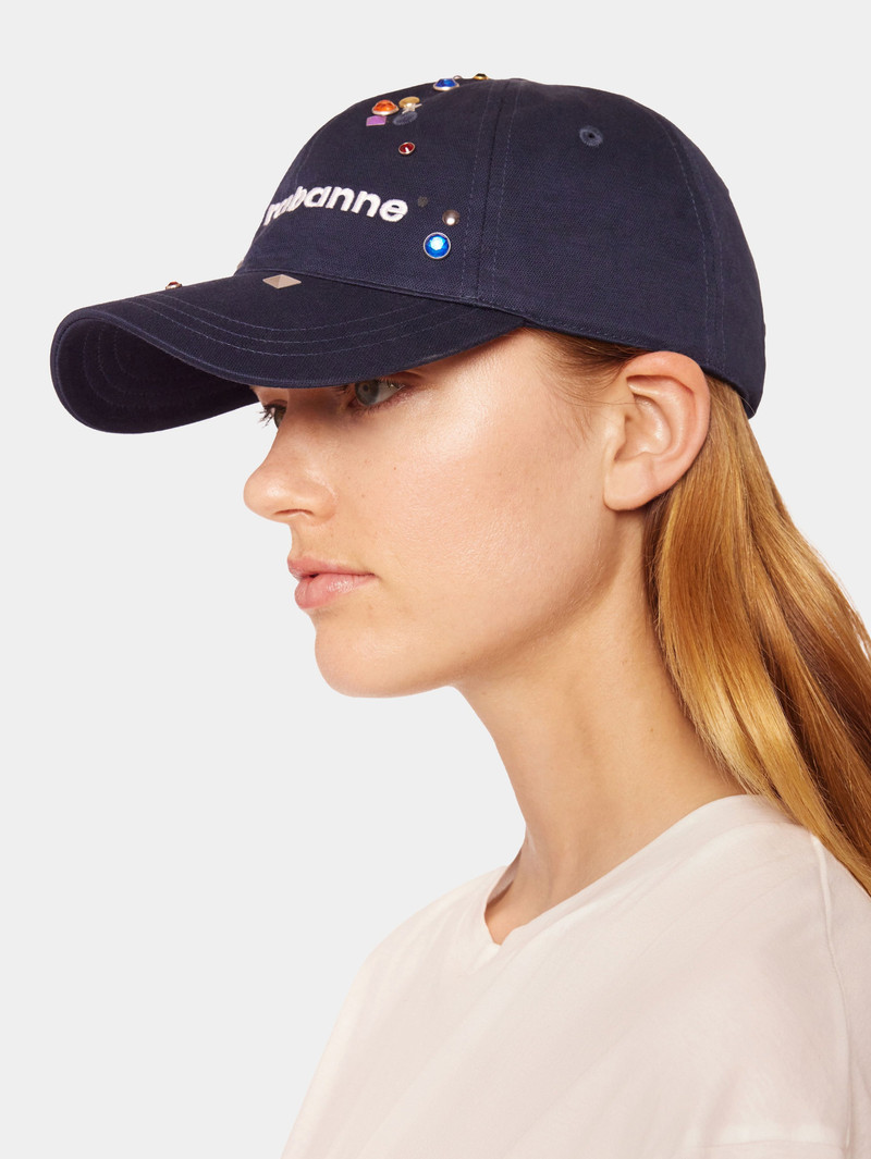 CRYSTALS-EMBELLISHED BASEBALL CAP 3