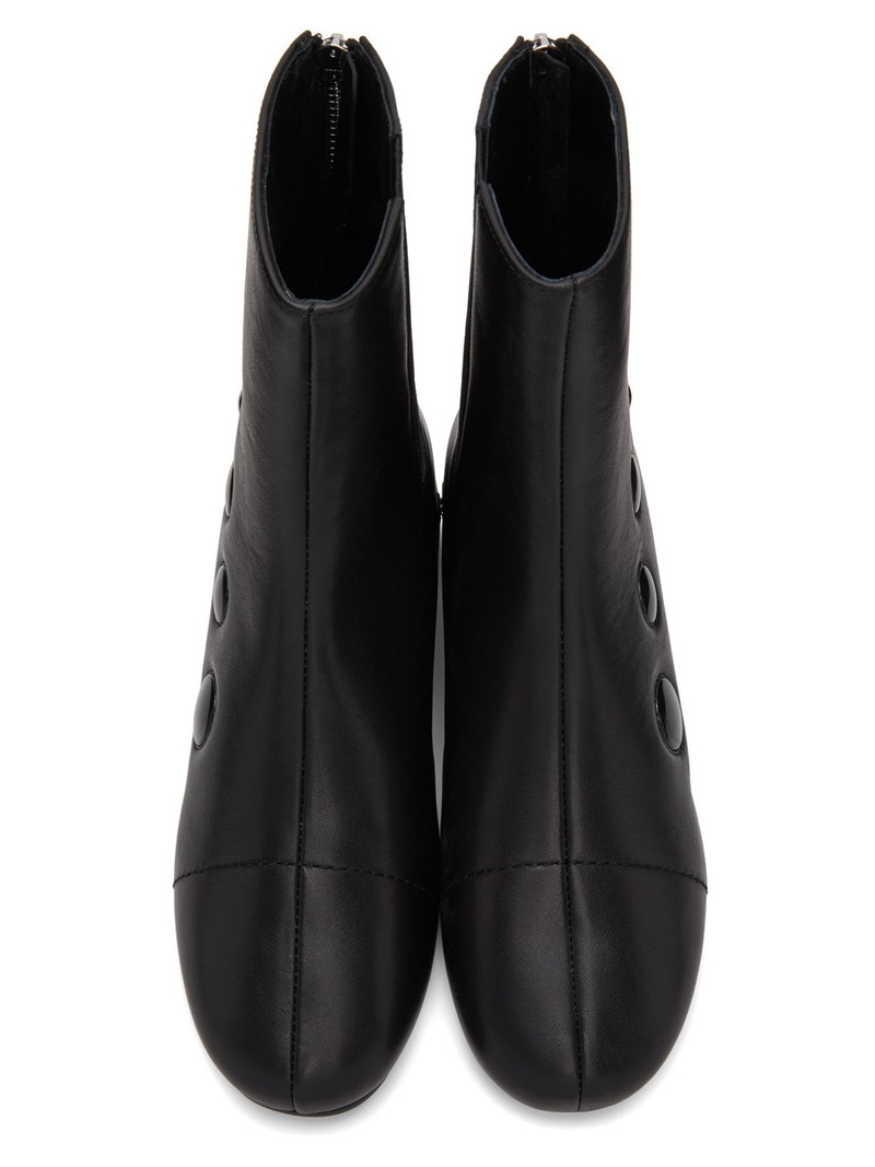 Black Solaris-21 High Zip-Up Boots 5