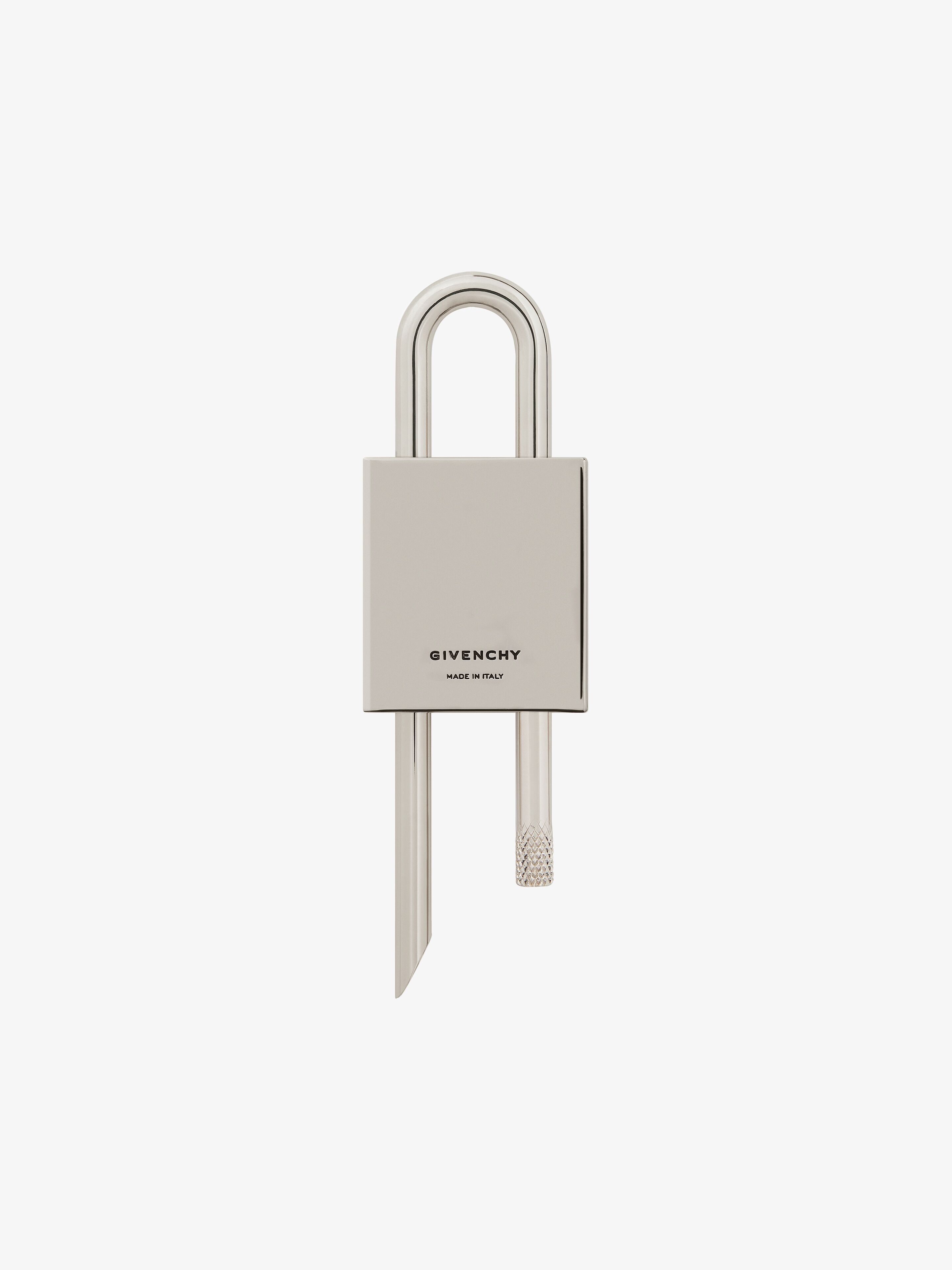SMALL 4G PADLOCK IN METAL WITH CRYSTALS - 2