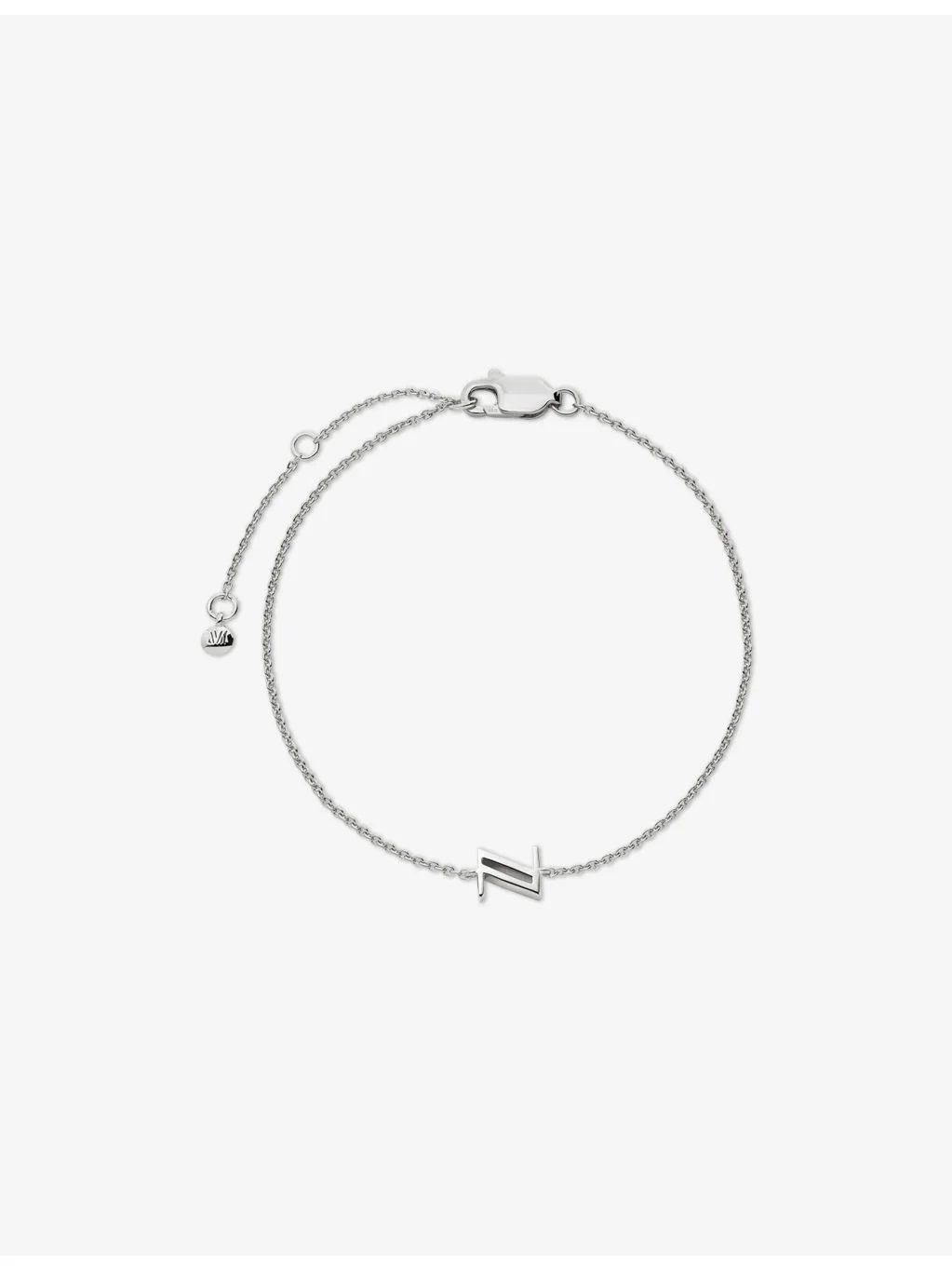 Initial Z Sterling-Silver Chain Bracelet - 1