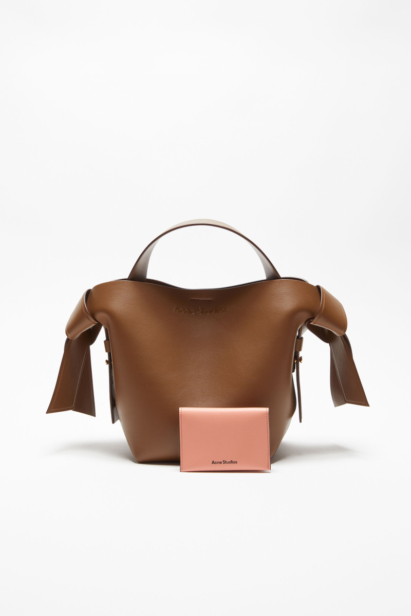 Acne Studios Folded leather wallet - Salmon pink outlook