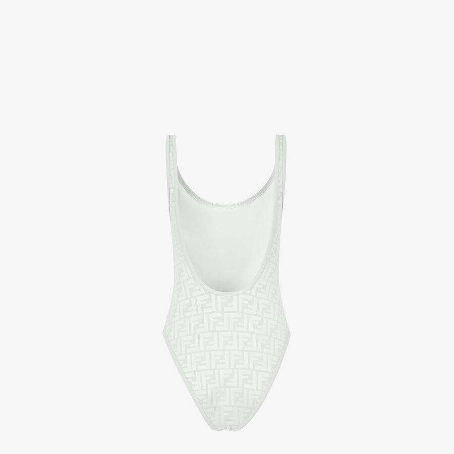 White LYCRA® swimsuit - 2