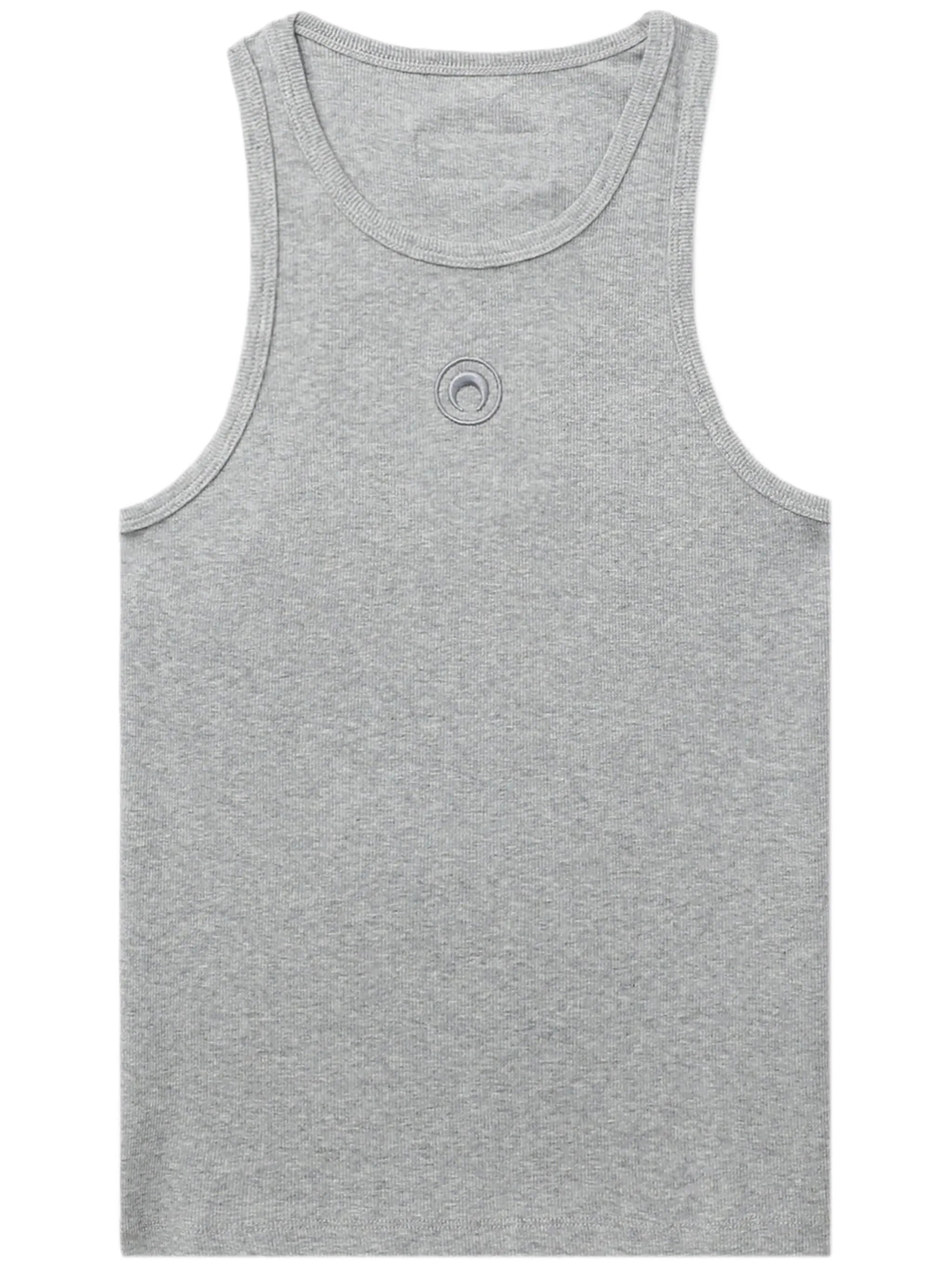 Marine Serre Crescent Moon-embroidered Tank Top - 1