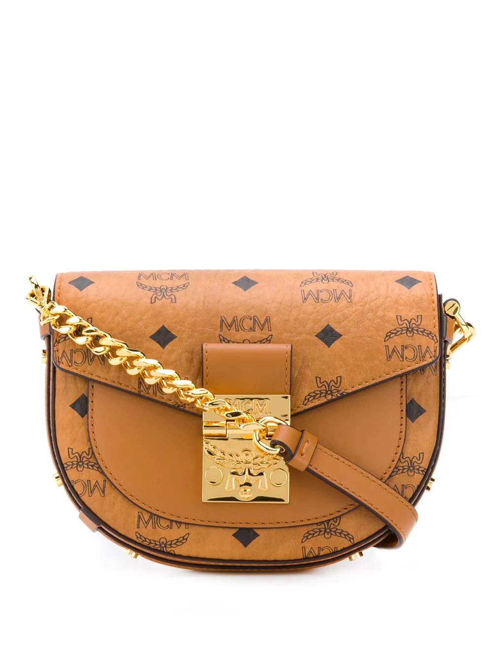 Patricia Visetos-print crossbody bag - 1