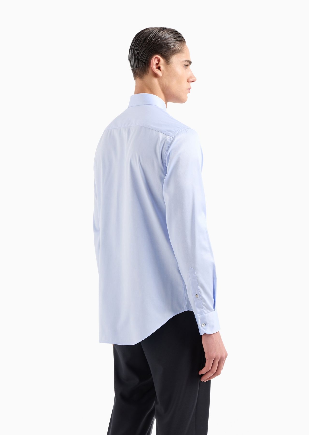 Non-iron stretch cotton shirt - 3