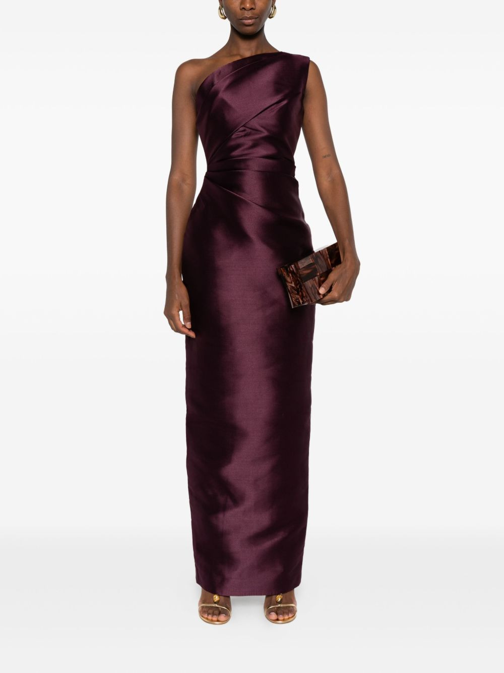 Kira one-shoulder maxi dress - 2