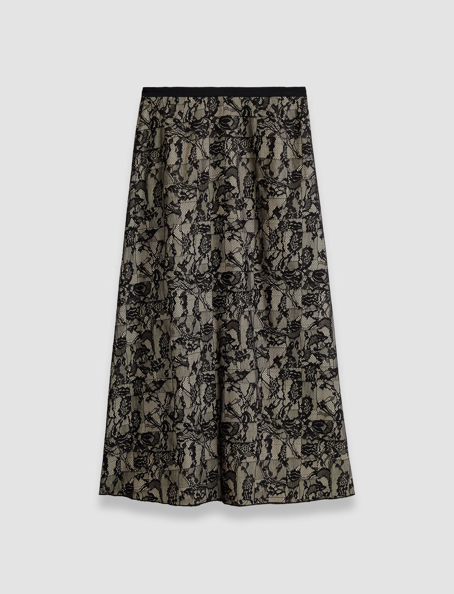 Patchwork Lace Skirt - 1