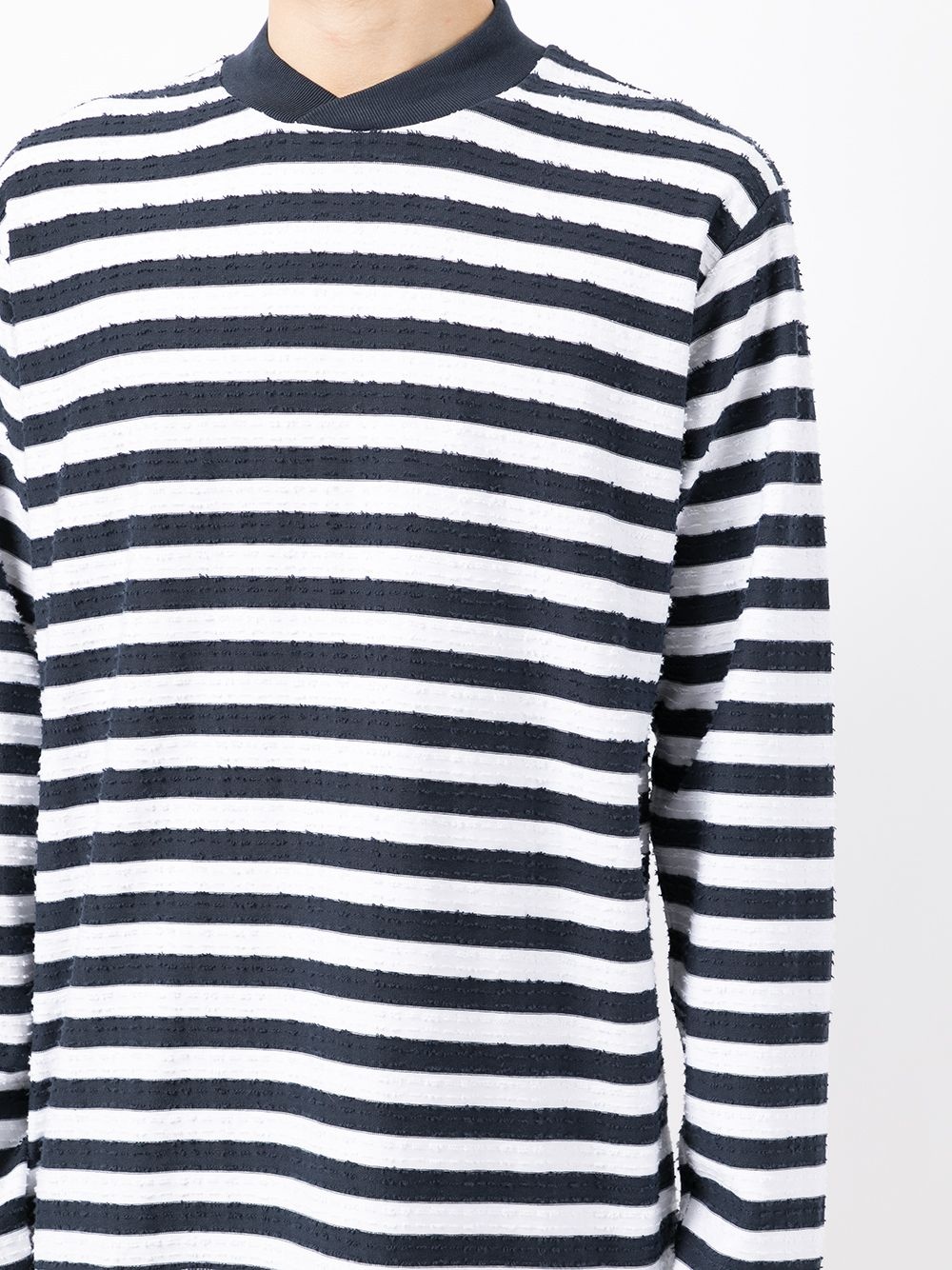 Andro striped long-sleeve top - 5