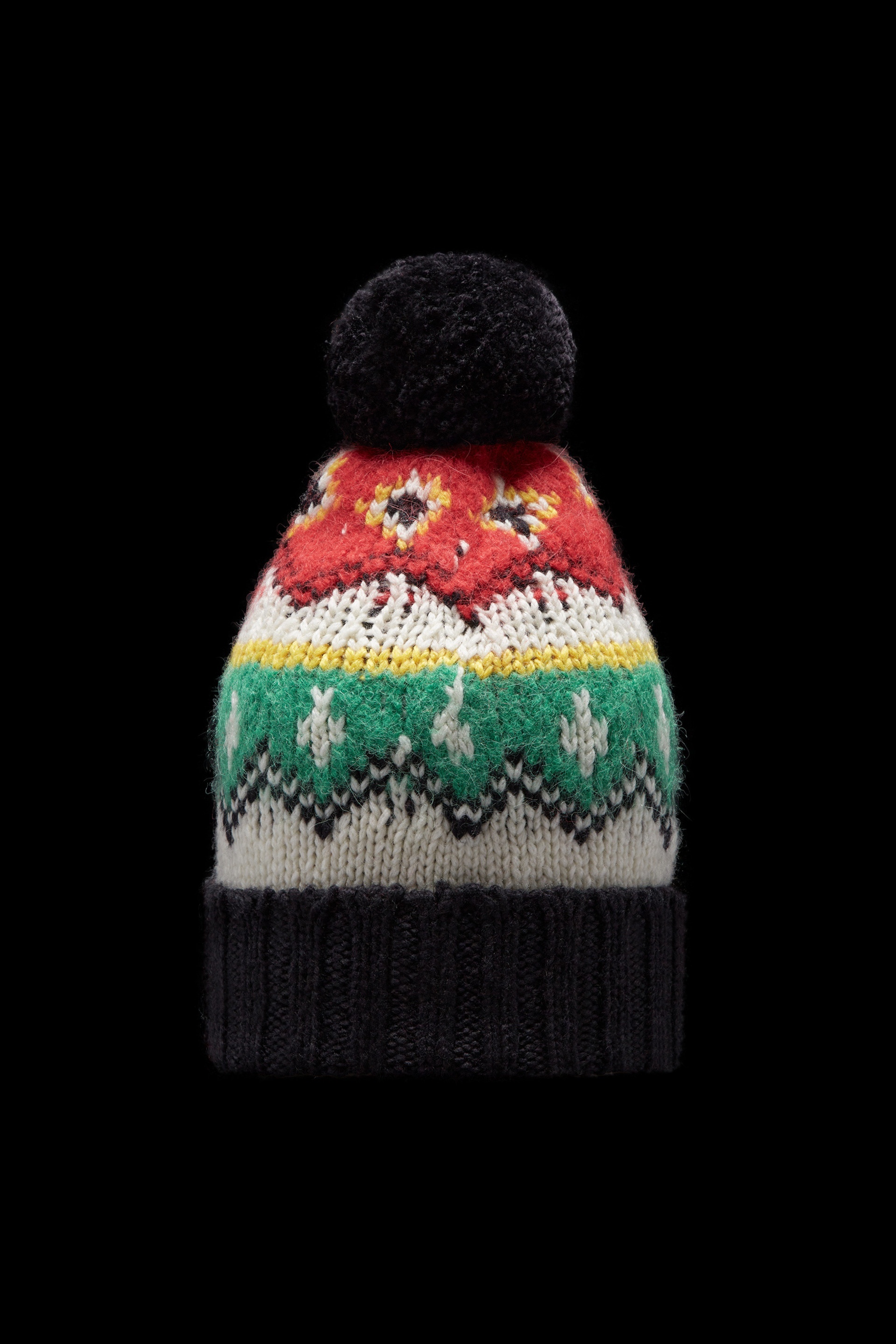 Alpaca & Wool Jacquard Beanie - 4