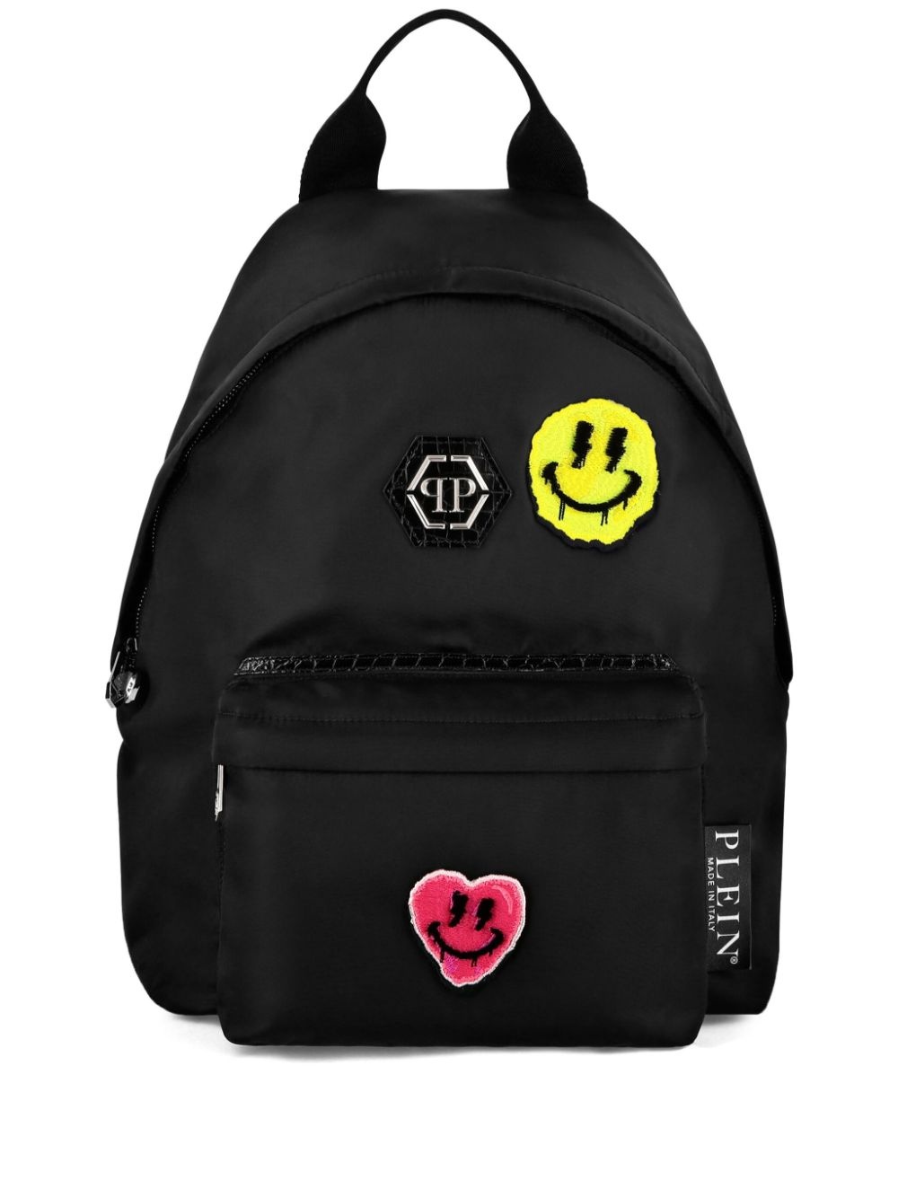 Smile logo-appliquÃ© backpack - 1