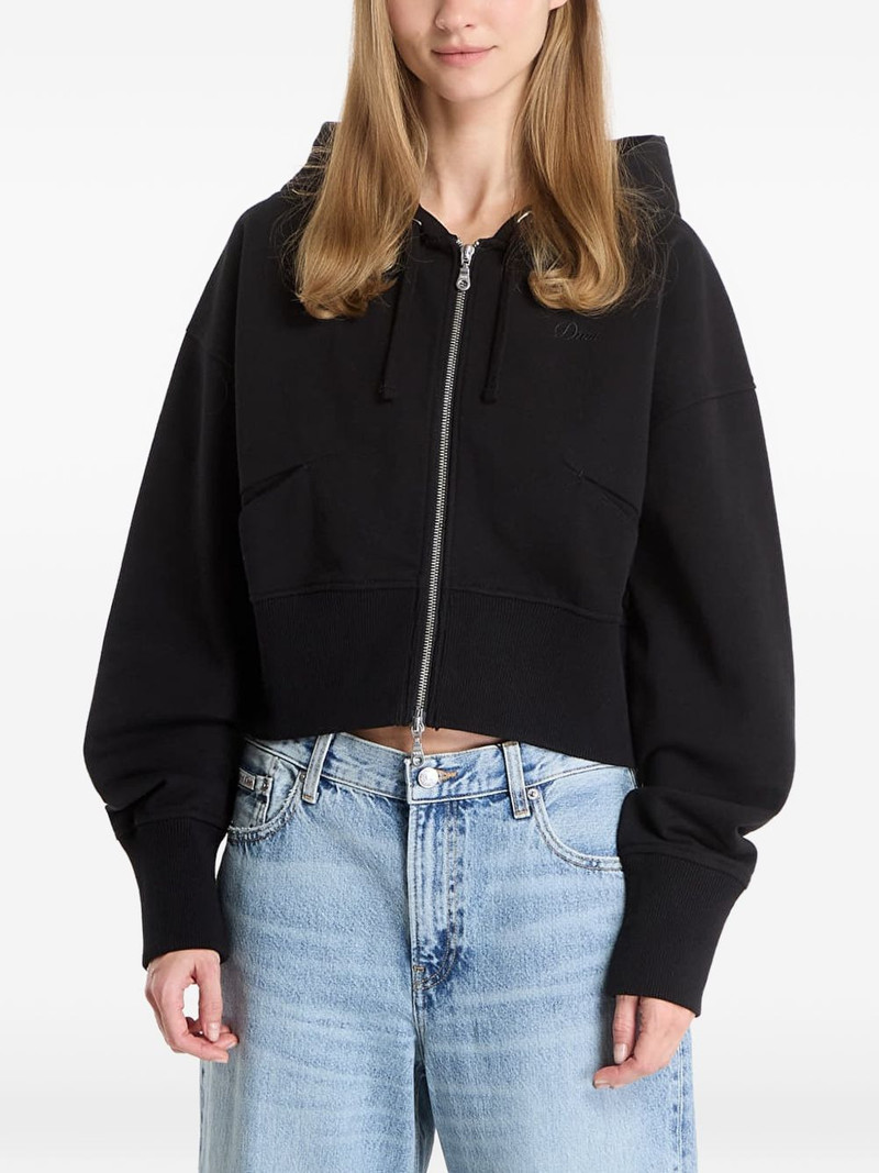 cropped zip-up hoodie 1