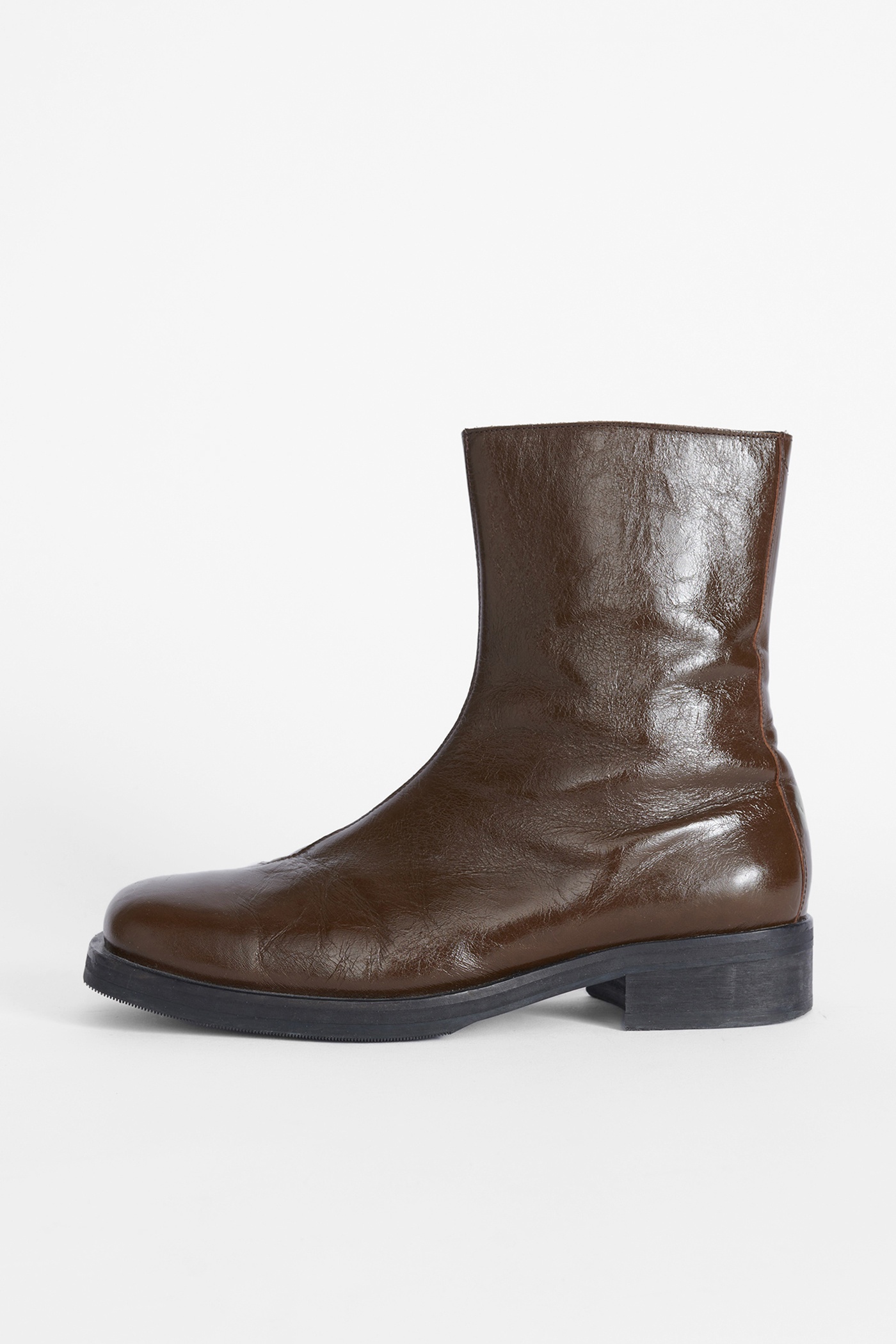 Camion Boot Olive Leather - 1