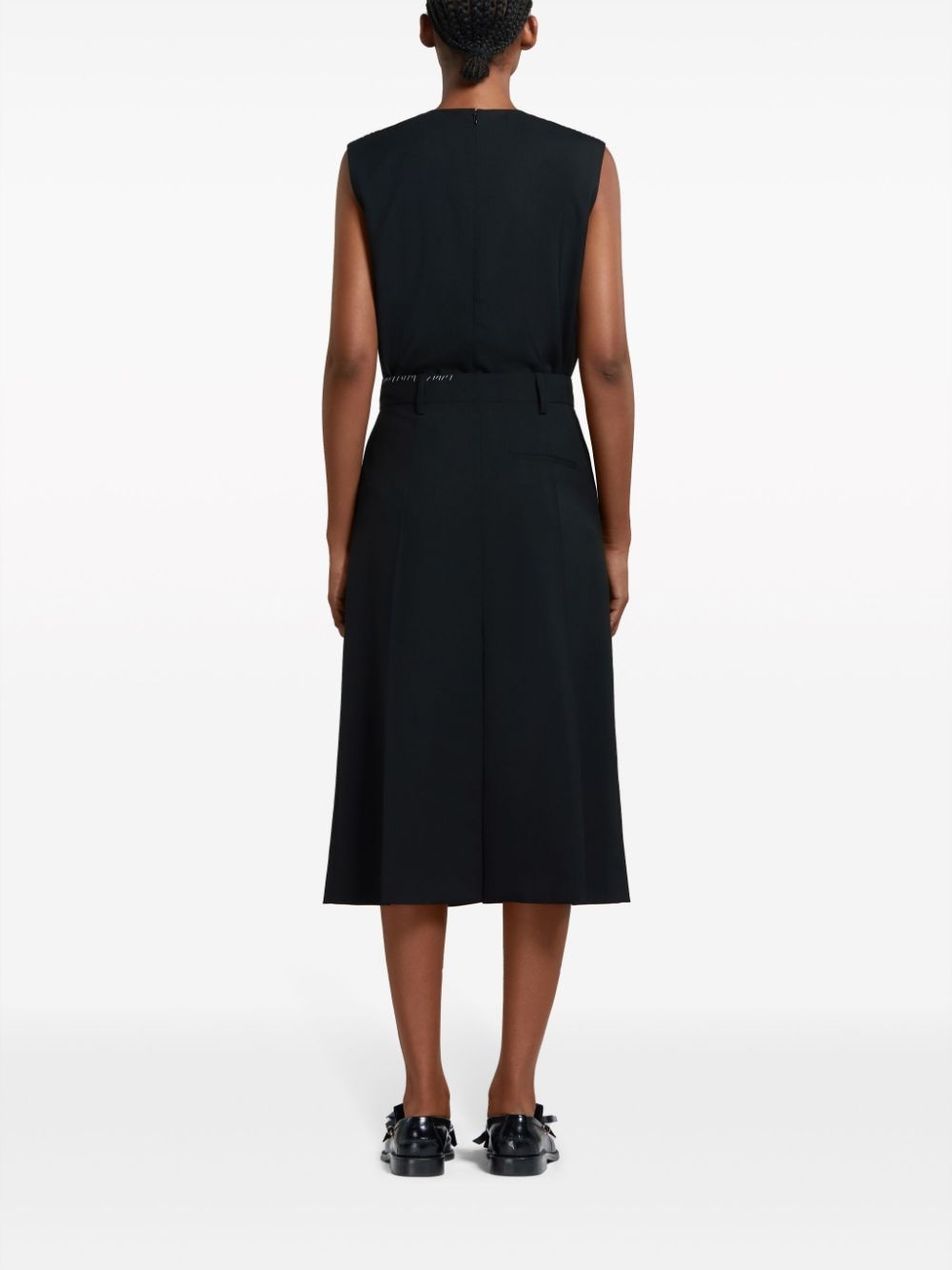 Marni virgin wool midi skirt | farfetch | REVERSIBLE