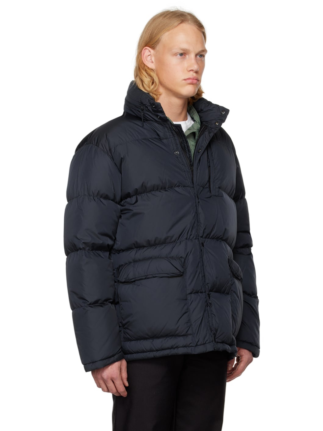 Navy Moschino Down Jacket - 2