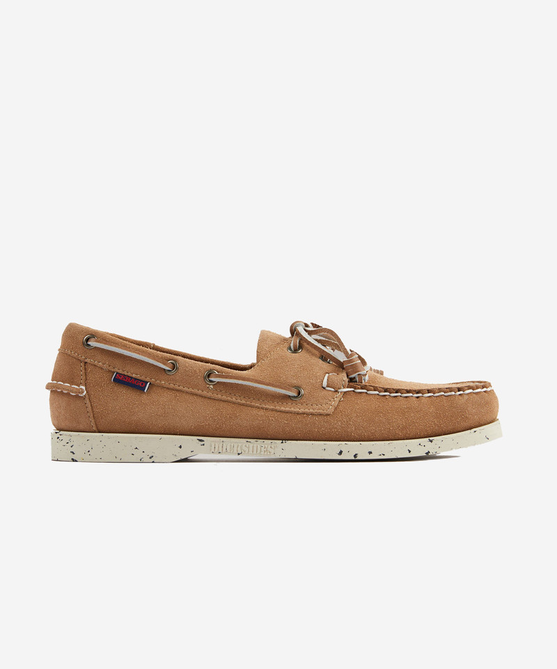 Suede boat shoe 1