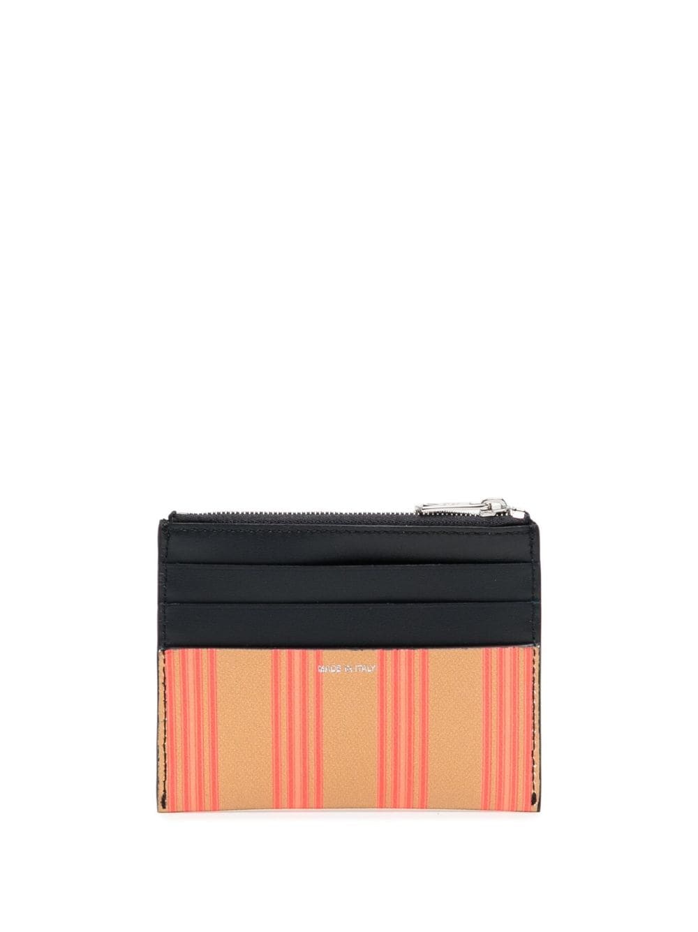 patchwork-print zipped wallet - 2