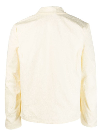 POST ARCHIVE FACTION (PAF) buttoned cotton-blend shirt jacket outlook