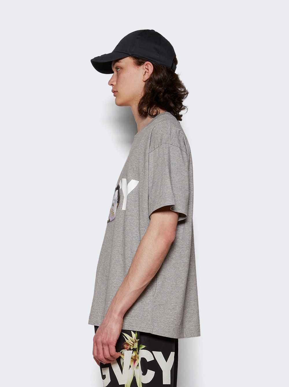 Boxy Short Sleeve Tee Light Grey Mélange - 4