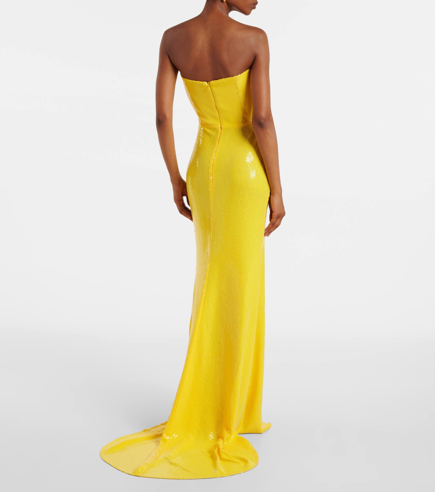 Sequined corset gown - 3