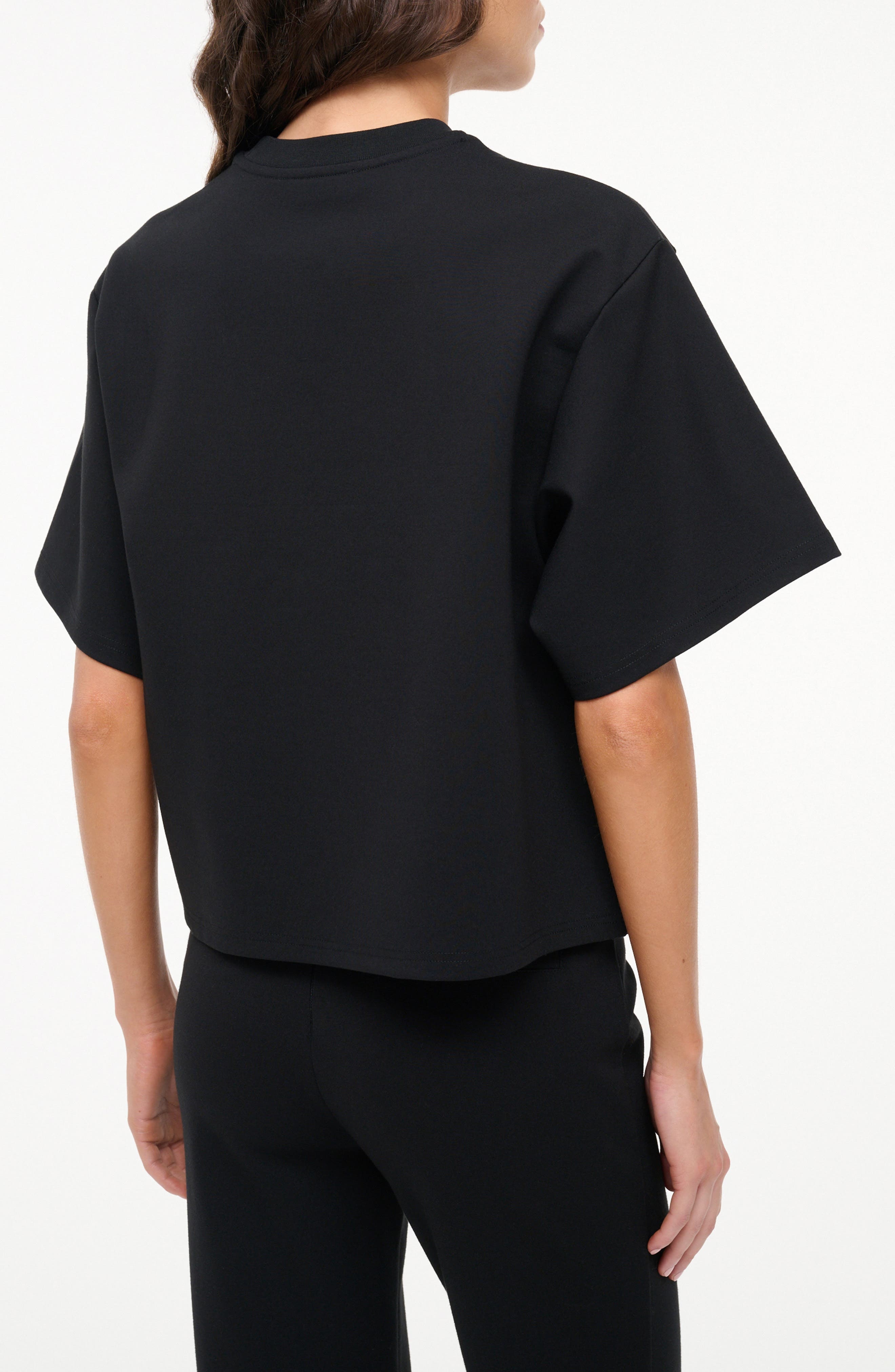 STAUD Casette Oversize T-Shirt in Black at Nordstrom - 2