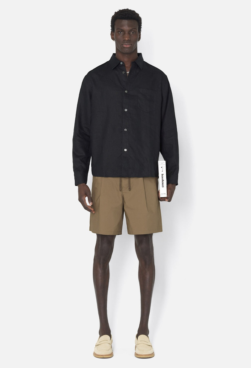John Elliott LINEN CLOAK BUTTON UP outlook