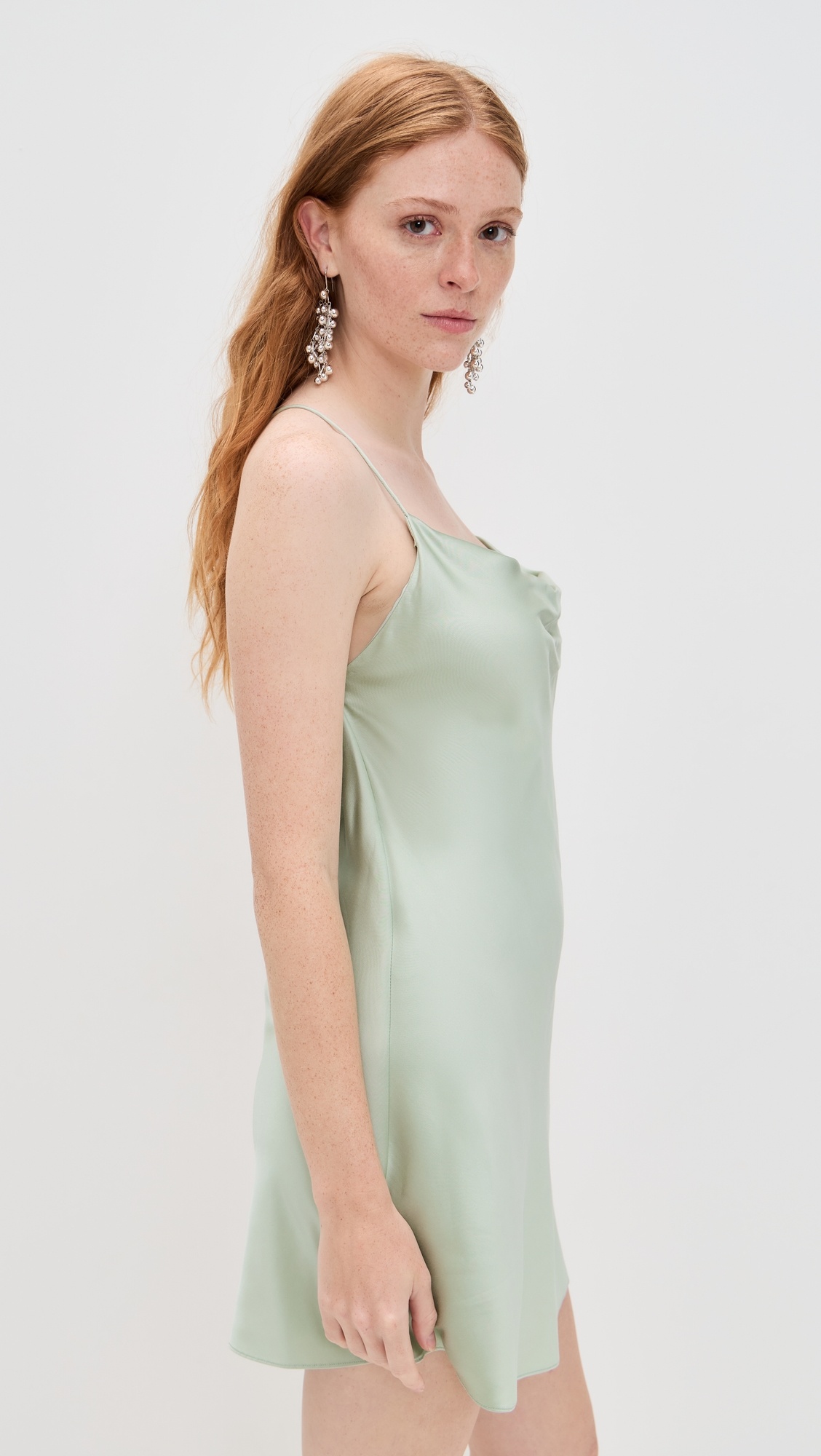 Harmony Cowl Back Mini Slip Dress - 3