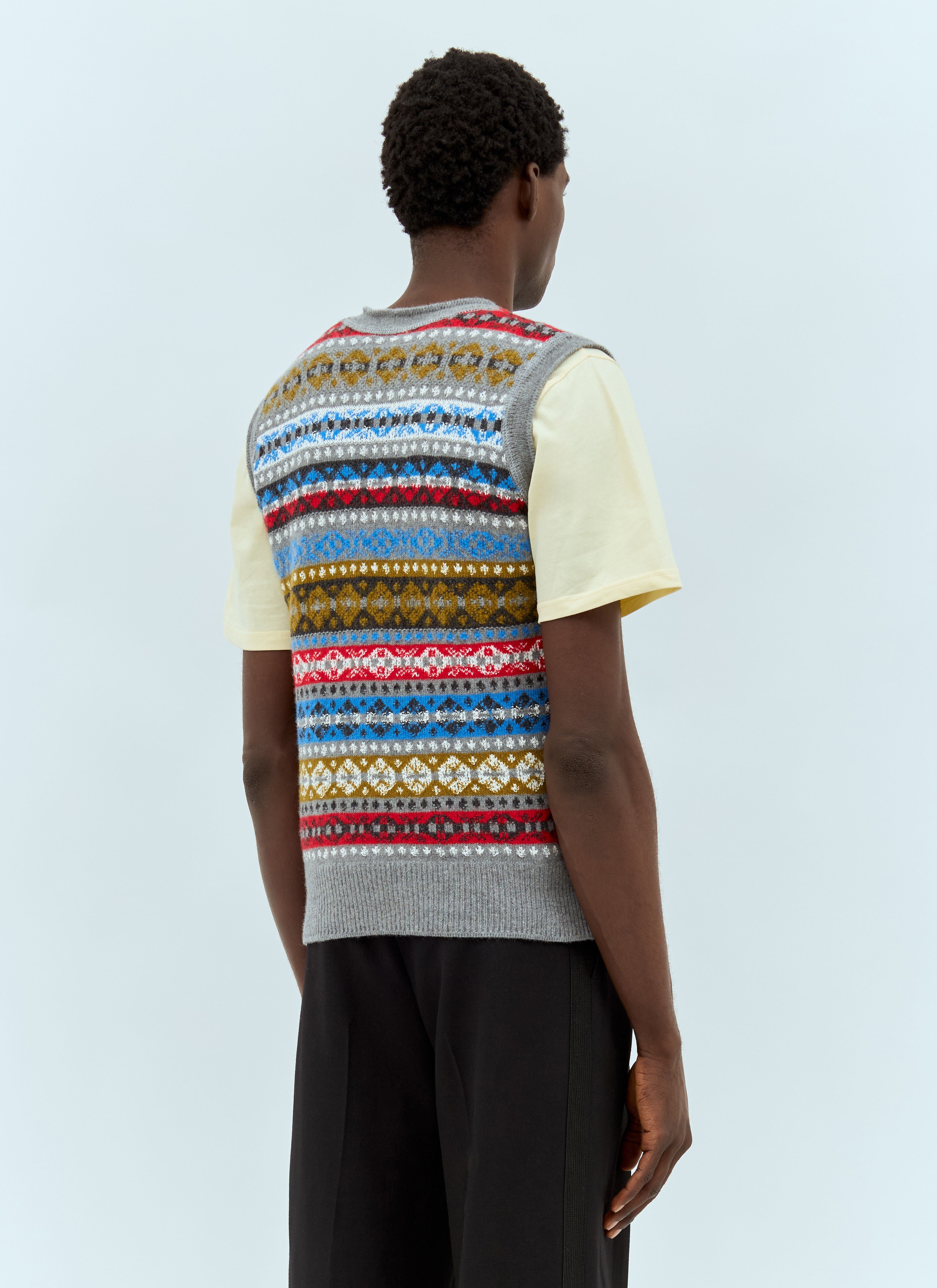 Wales Bonner Men Astral Knit Vest - 4