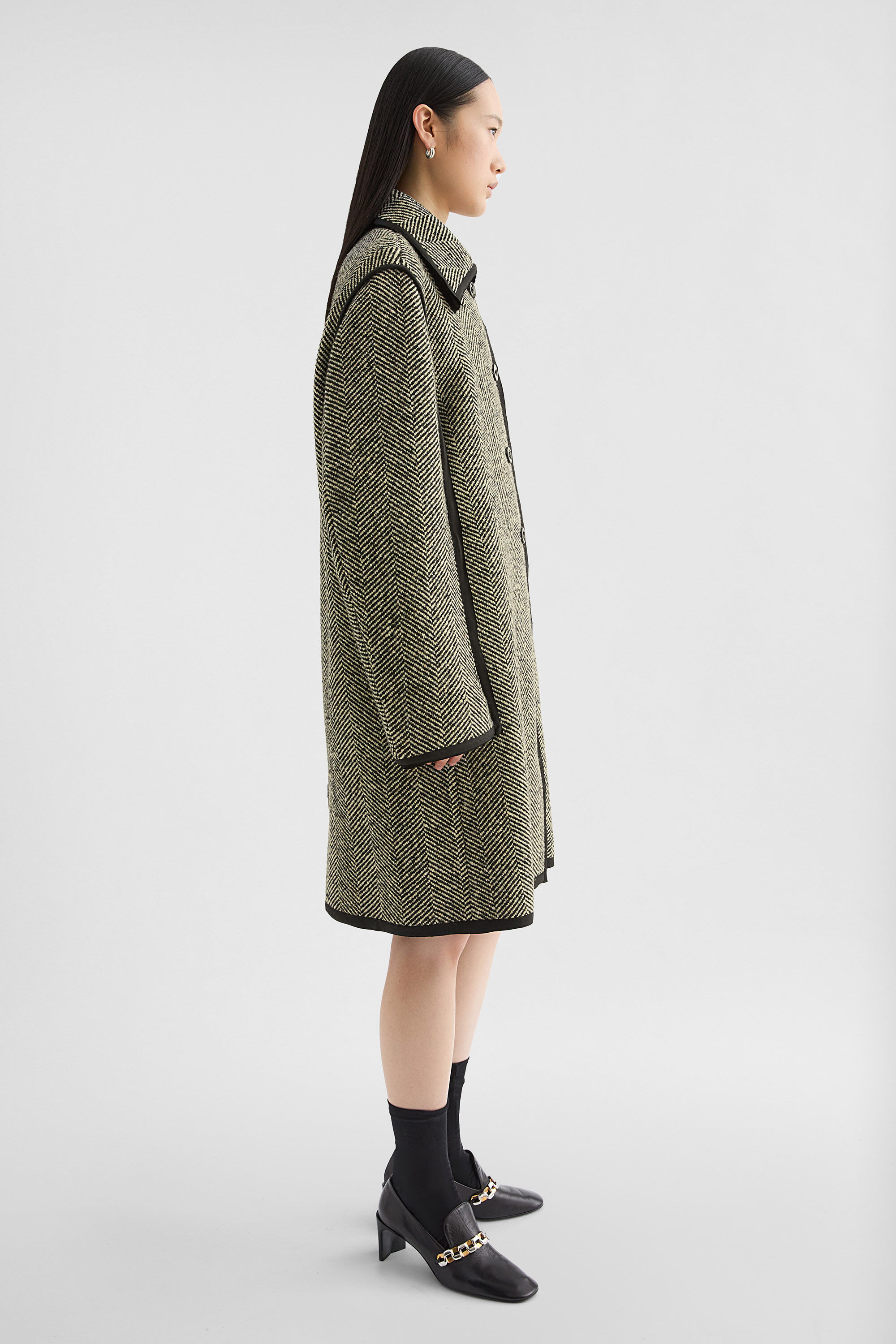 Wool Tweed Coat - 4