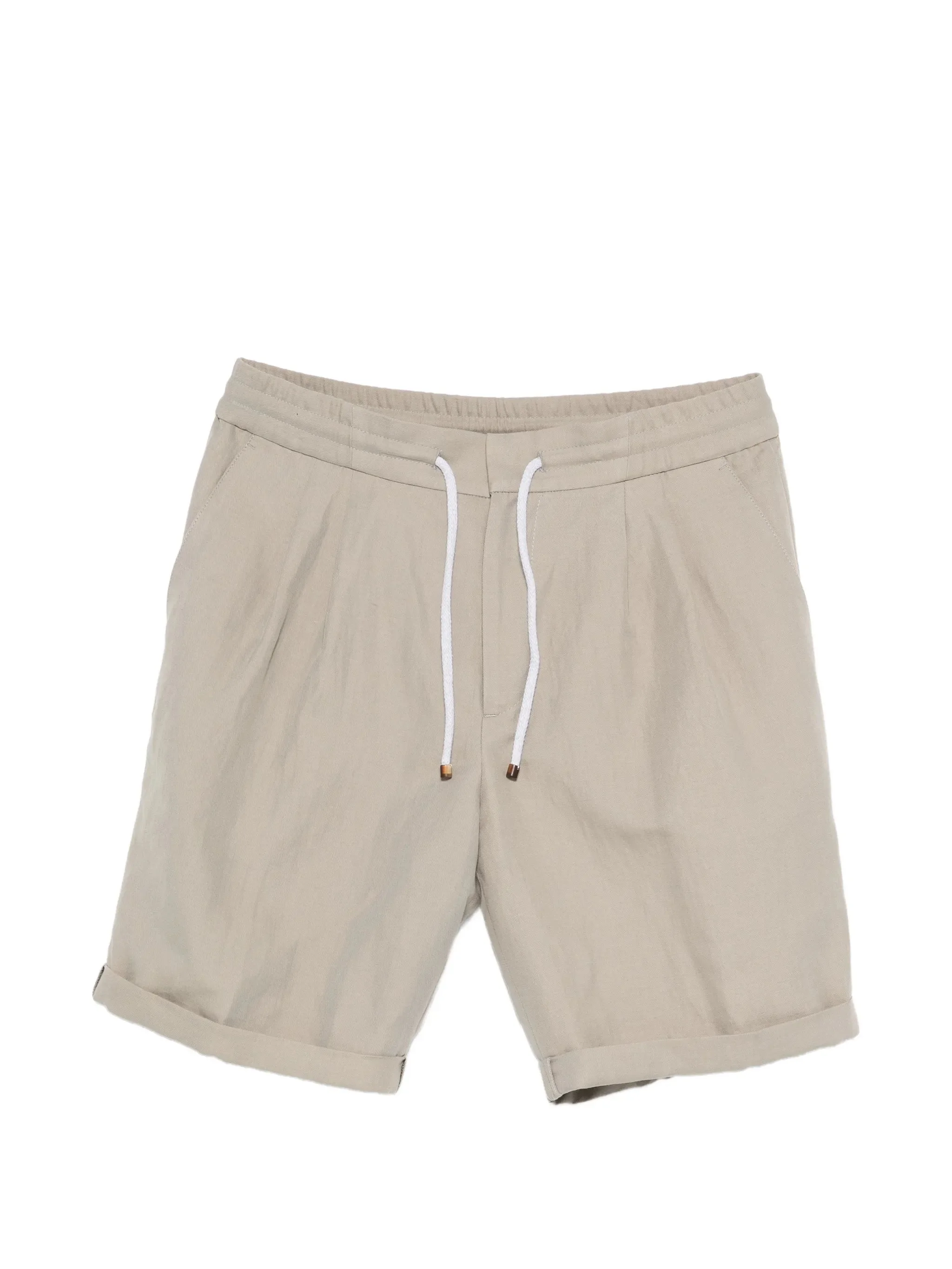 Brunello Cucinelli Drawstring Pleated Shorts - 1