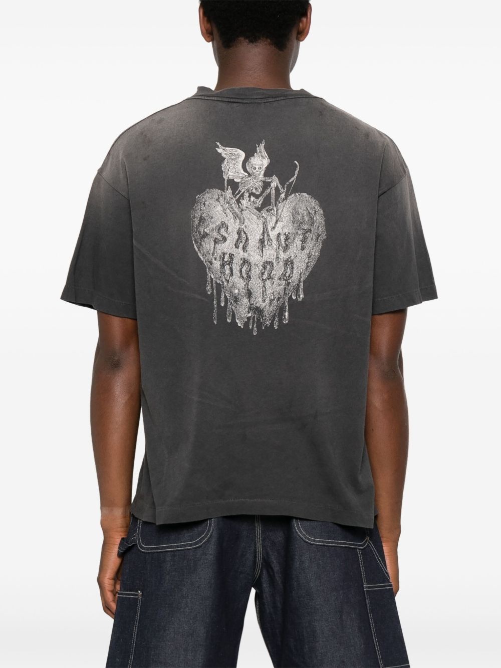 x Neighborhood cotton T-shirt - 3