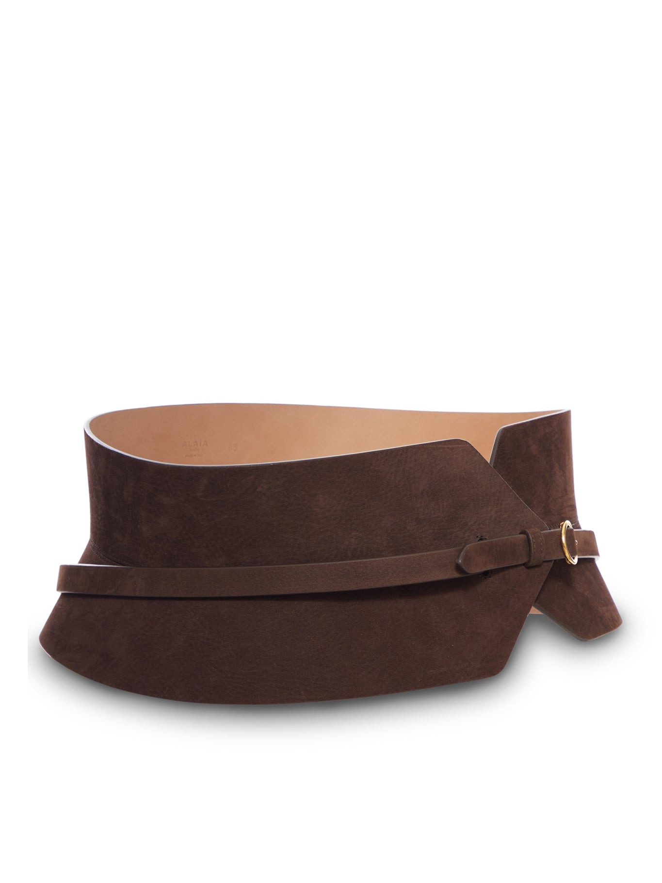 WIDE PANEL LEATHER BELT - 2