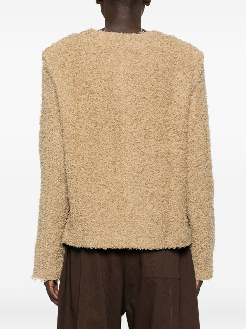 V-neck textured sweater 4