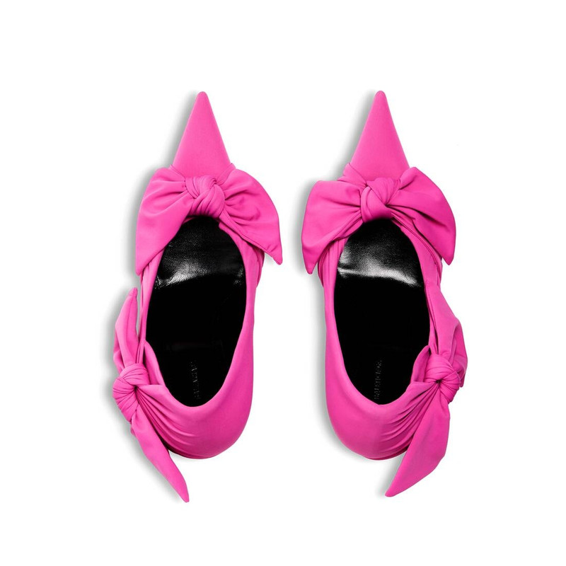 Women's Knife Knot 110mm Pump  in Bright Pink 6